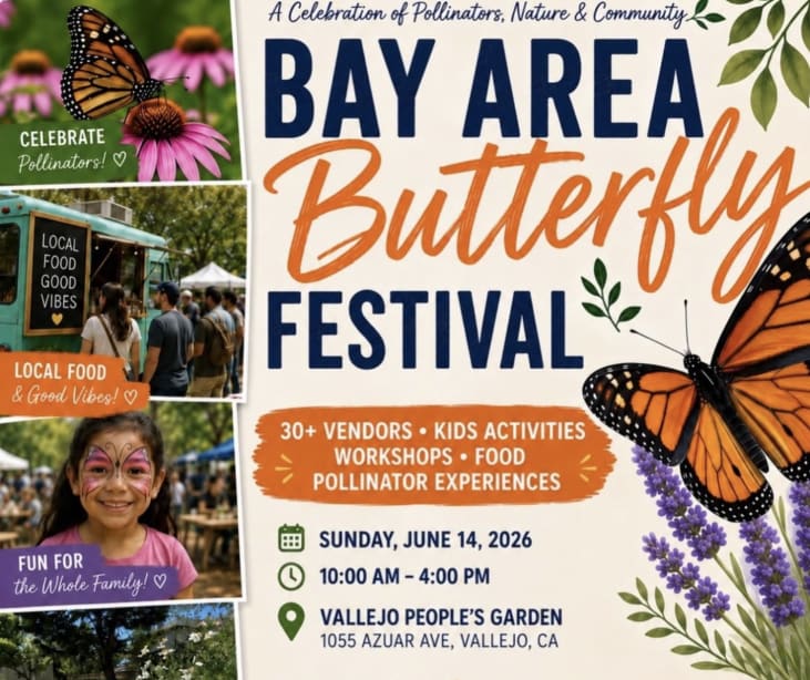 Bay Area Butterfly Festival  in Vallejo — Bay Area family event