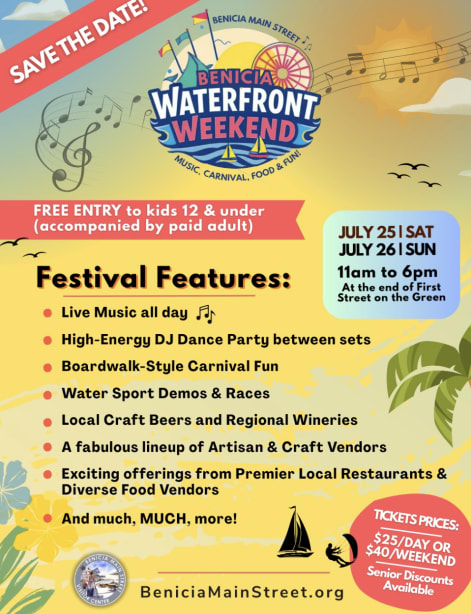 Benicia Waterfront Weekend  in benicia — Bay Area family event