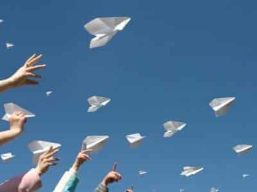 Paper Airplanes in San Carlos — Bay Area family event