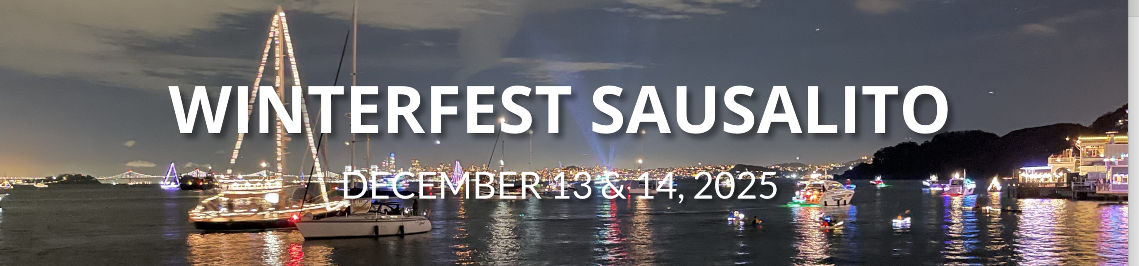 Winterfest Sausalito Lighted Boat Parade in Sausalito — Bay Area family event