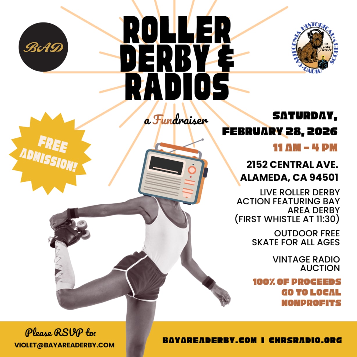 Radios & Roller Derby - FREE Event in Alameda — Bay Area family event