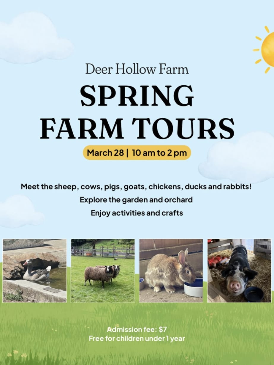 Deer Hollow Farm Tour   in Cupertino  — Bay Area family event
