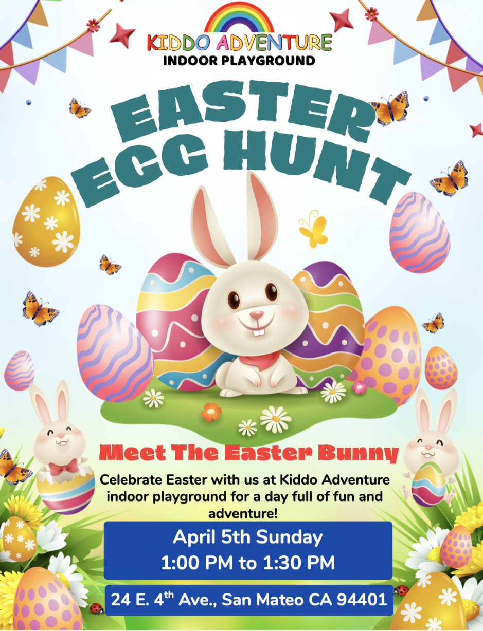 Meet the Easter Bunny at Kiddo Adventure  in San Mateo — Bay Area family event