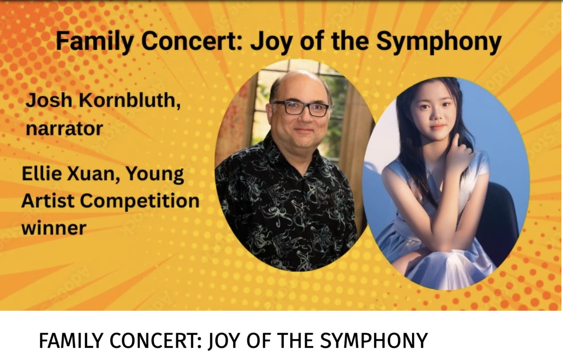 Family Concert: Joy of the Symphony  in walnut creek  — Bay Area family event