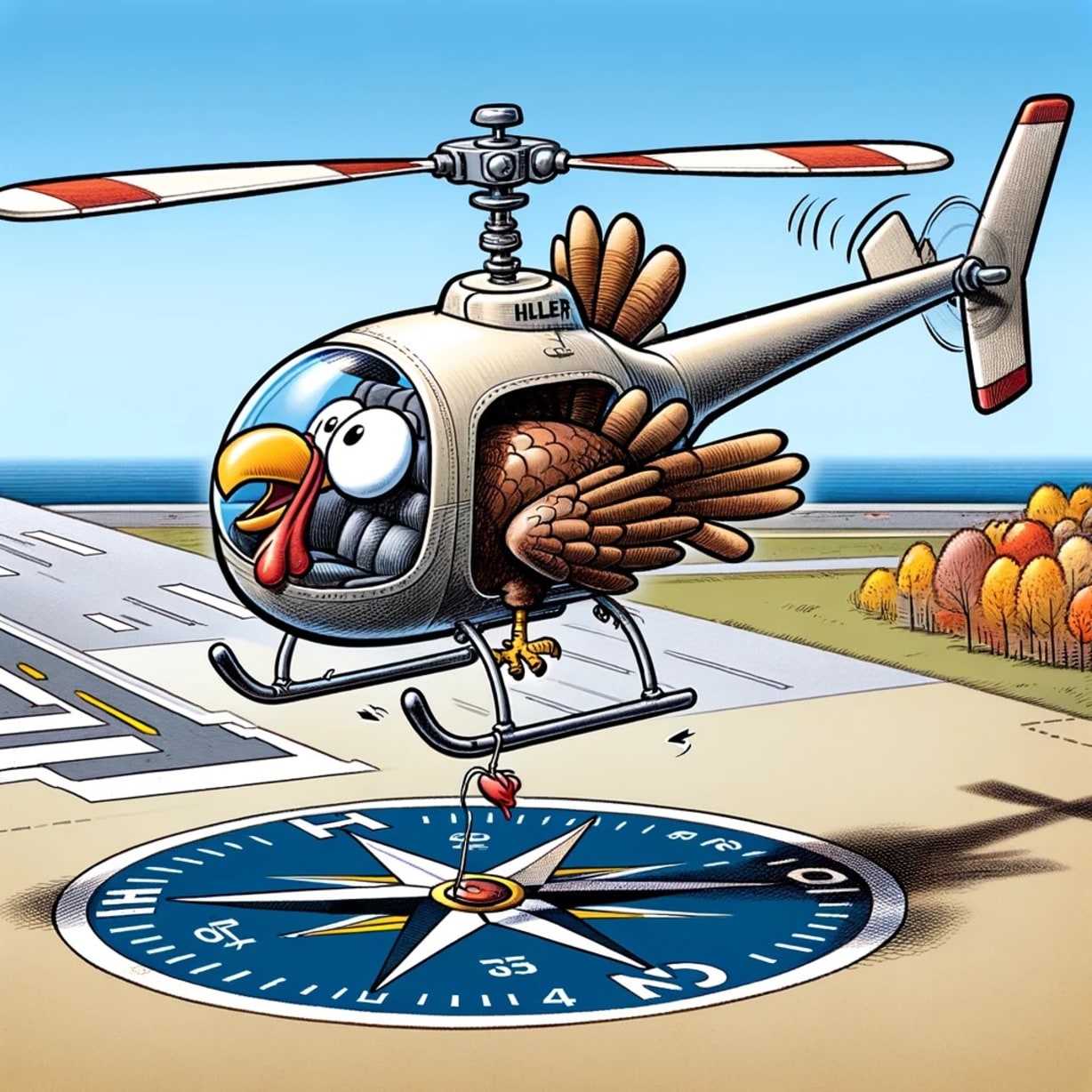 Helicopter Turkey Toss at Hiller Aviation Museum in San Carlos — Bay Area family event