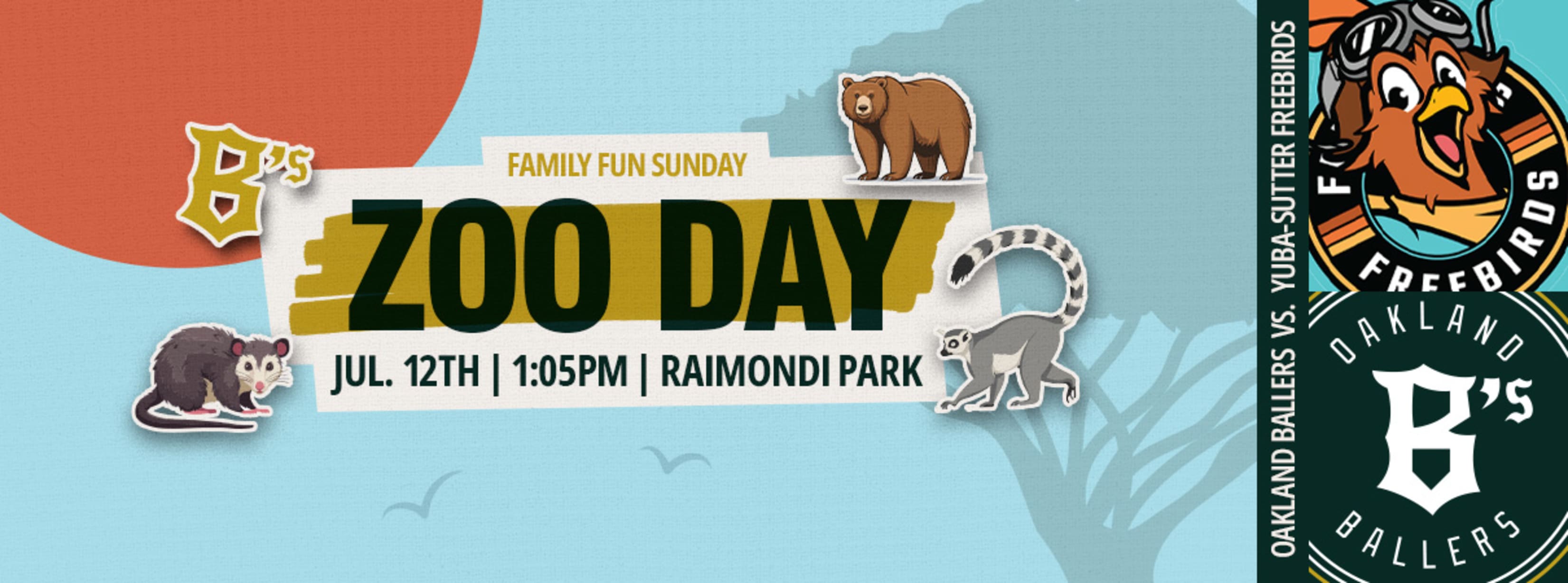 Oakland Ballers Oakland Zoo Day in Oakland — Bay Area family event