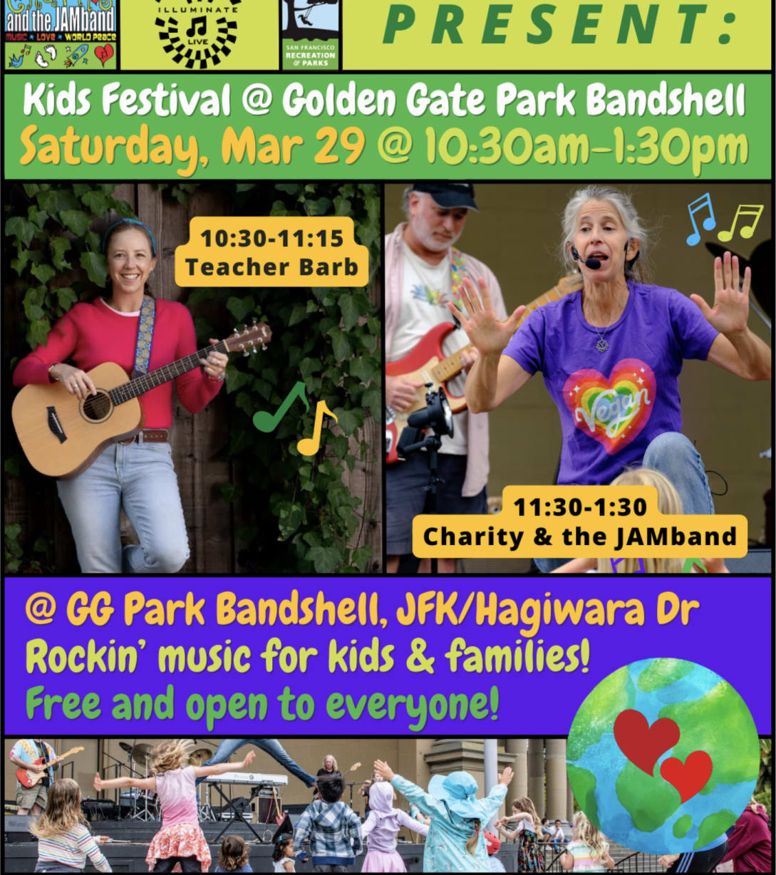 Kids Festival at Golden Gate Park Bandshell  in San Francisco — Bay Area family event