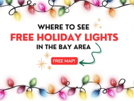 Where to See Free Holiday Lights in the Bay Area: a Map!