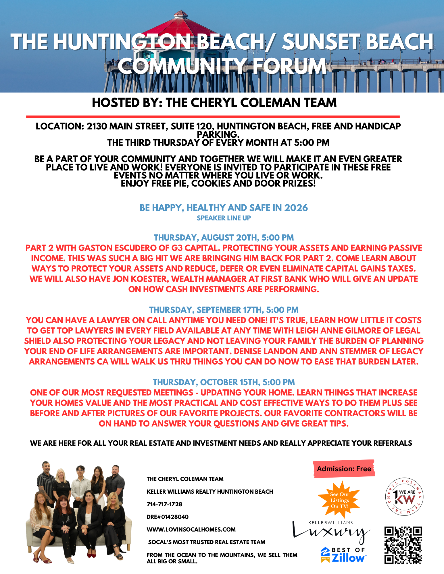Huntington Beach/ Sunset Beach Community Forum