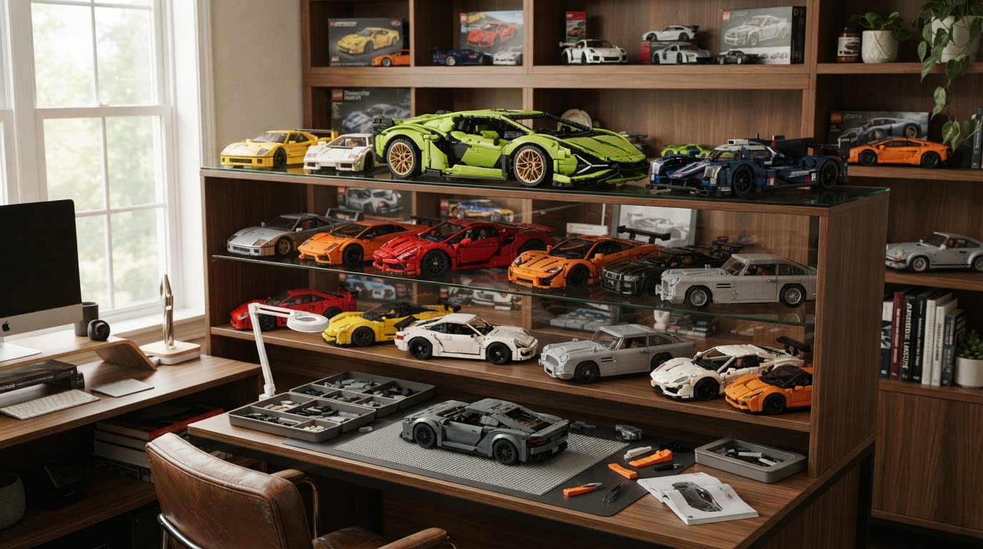 Best Sports Car Building Blocks for Adults & Collectors
