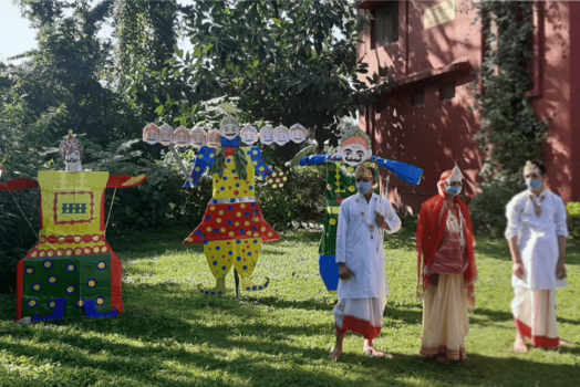 Dussehra celebrations on campus