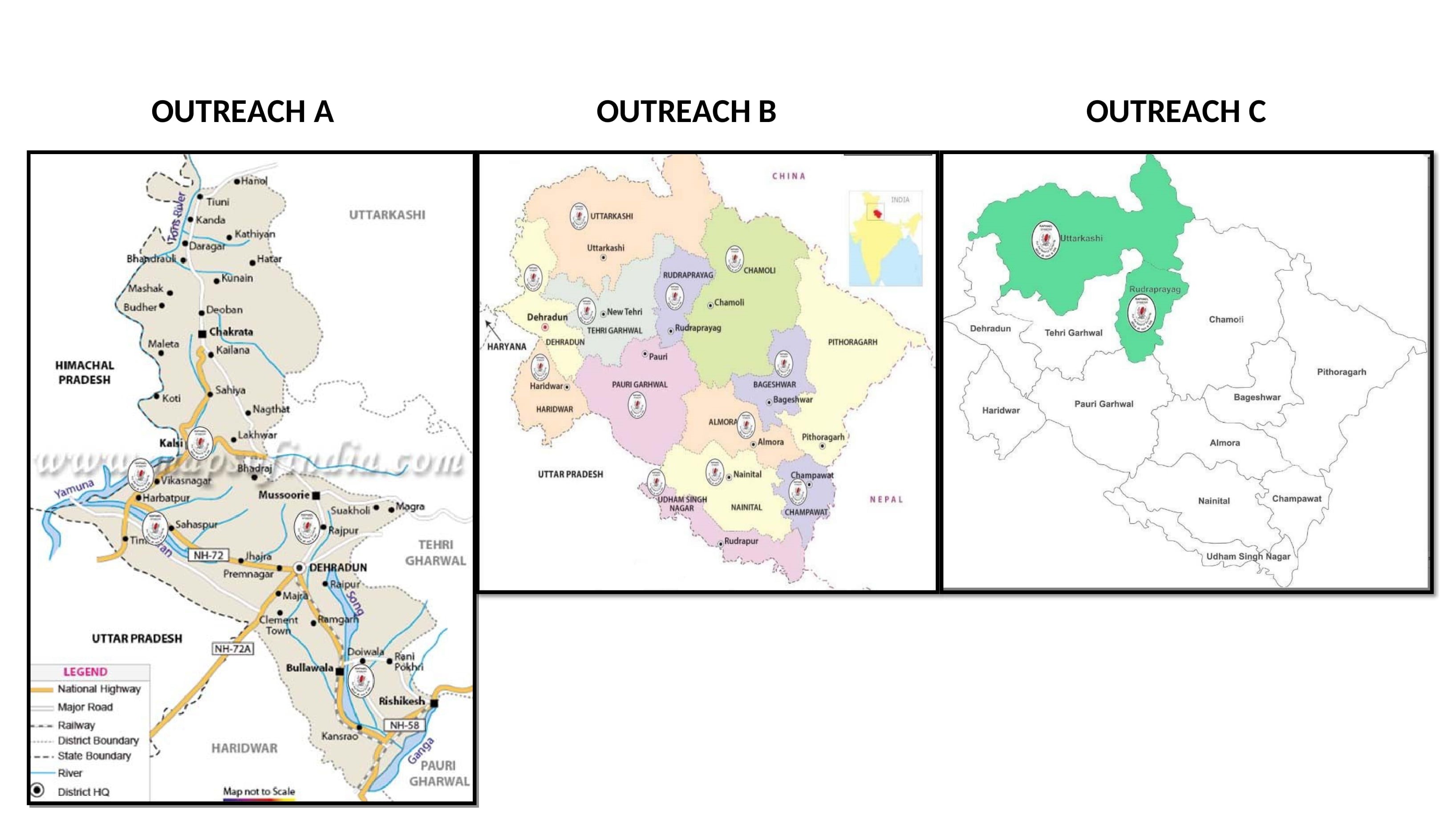 Outreach A, B & C