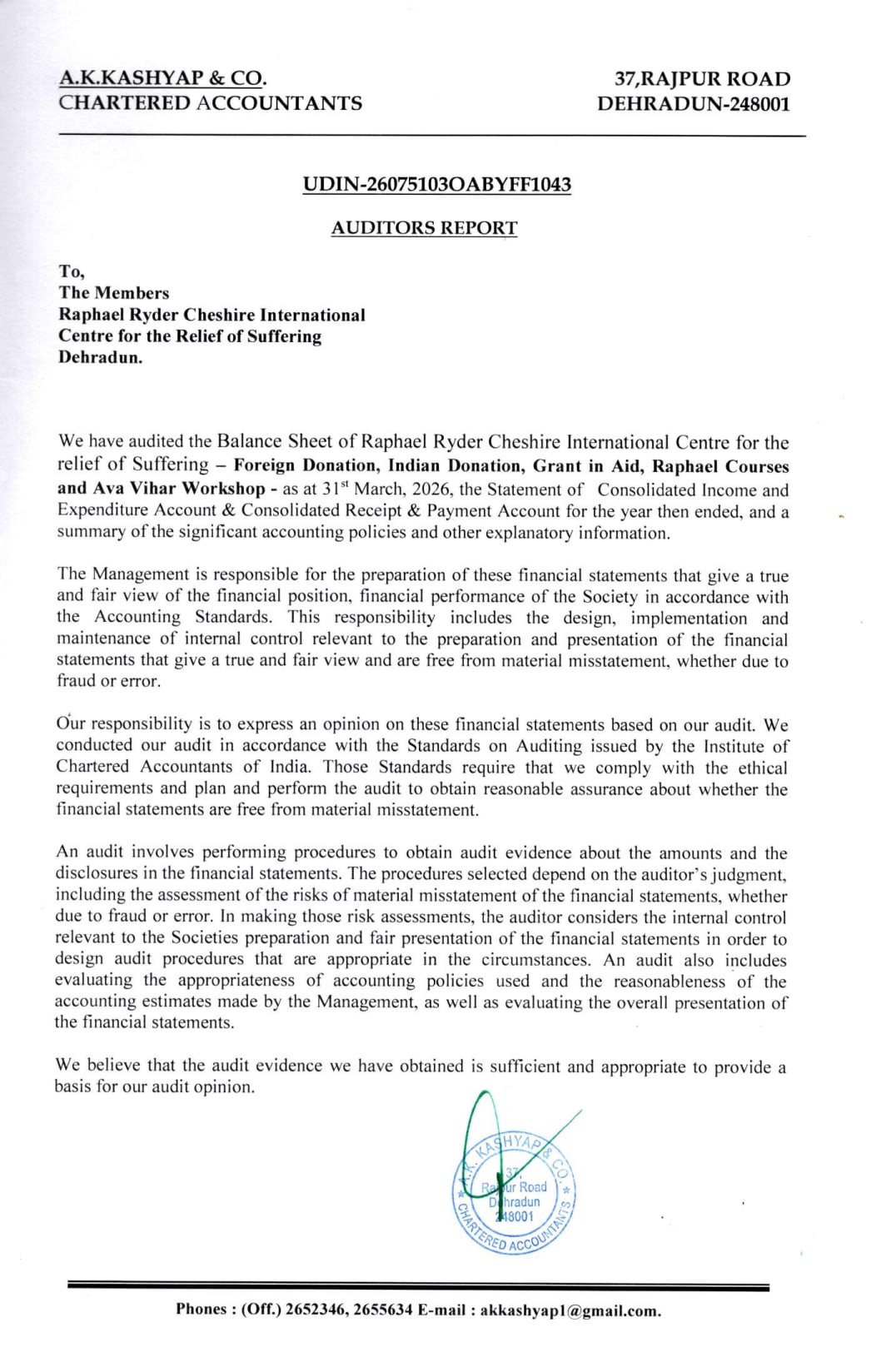 Audit Report 2025-26