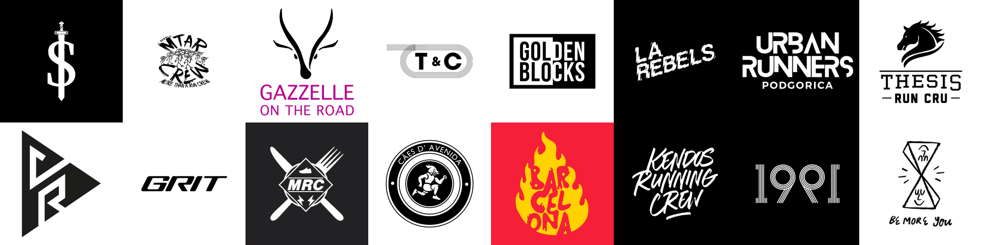 Mosaic of logos