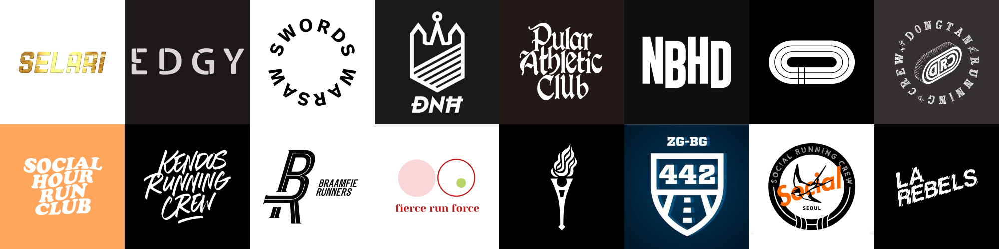 Mosaic of logos