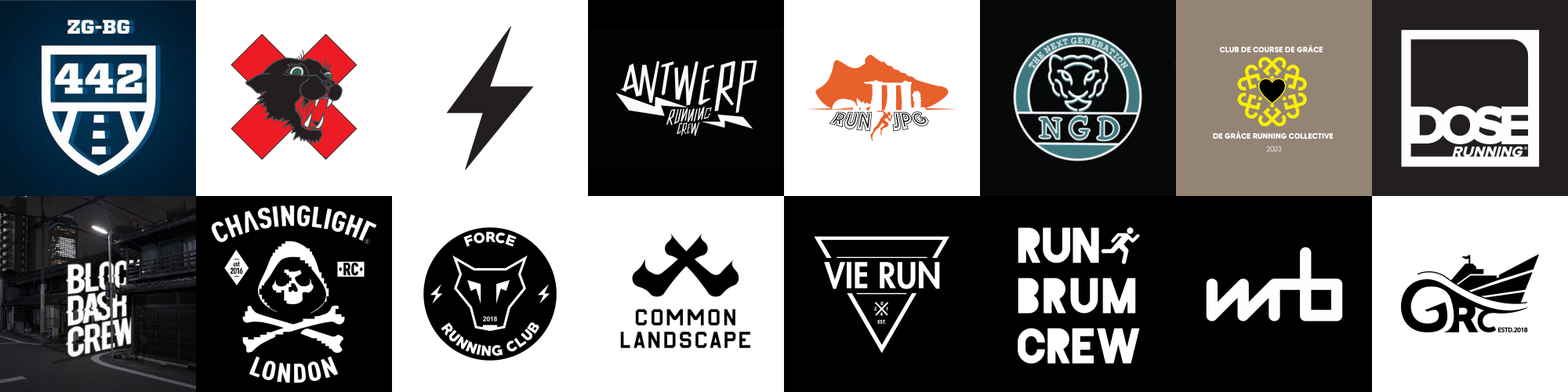 Mosaic of logos