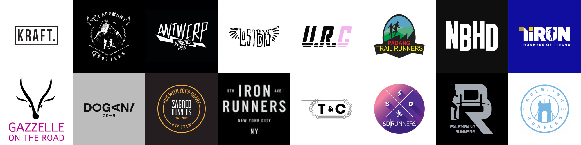 Mosaic of logos