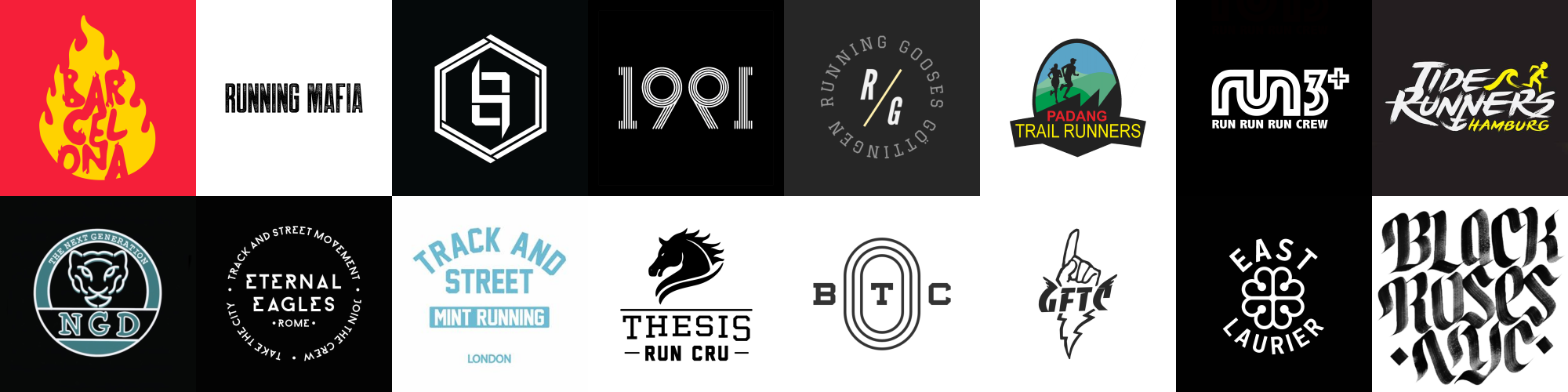 Mosaic of logos