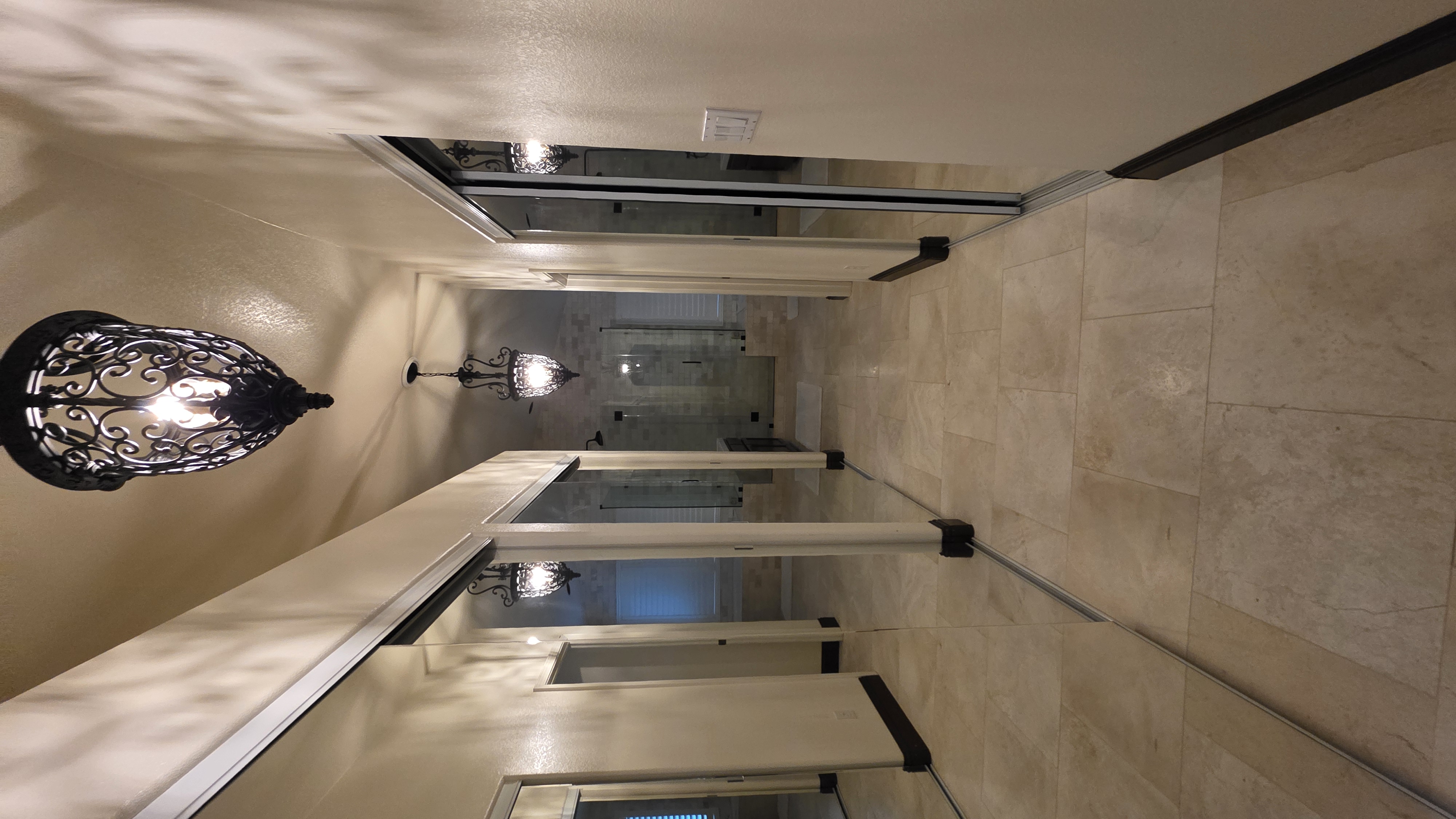 Clean Mirrors Hallway