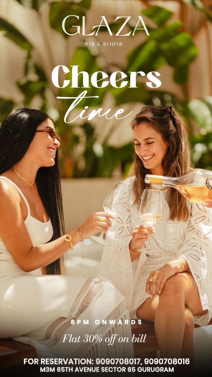 Flat 30% Off on Bill at GLAZA BAR & BEYOND