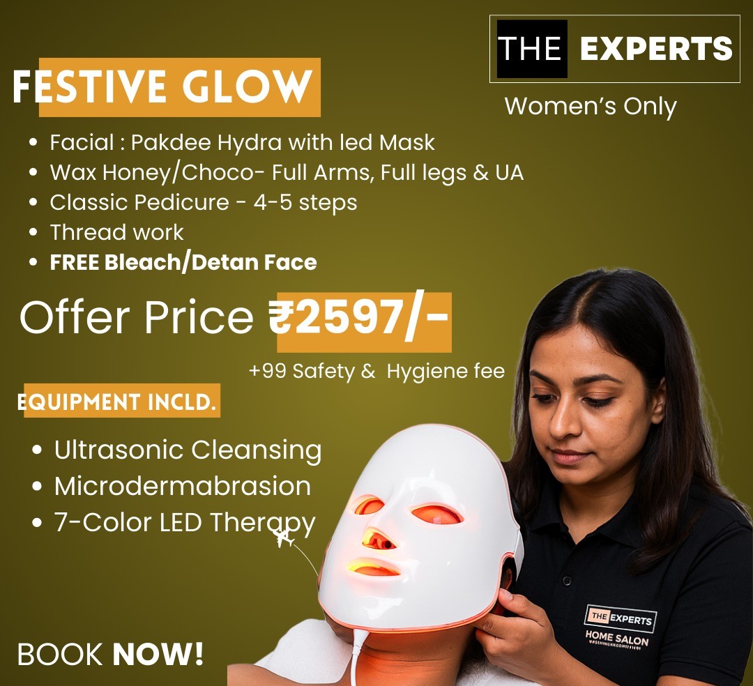Festival Offer Women Only at The Experts Home Salon