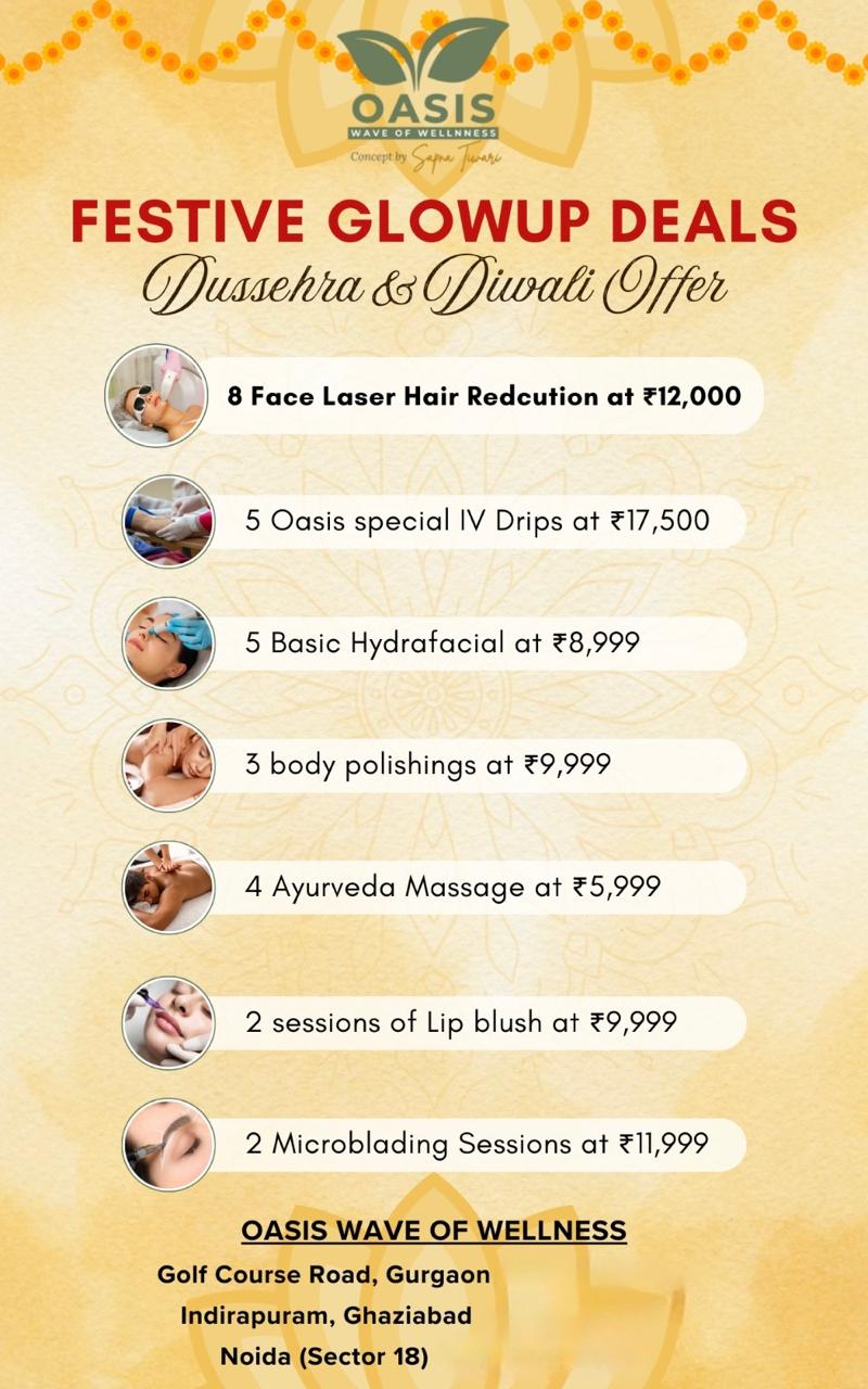 FESTIVE GLOWUP DEALS at LEVO – Dermatology