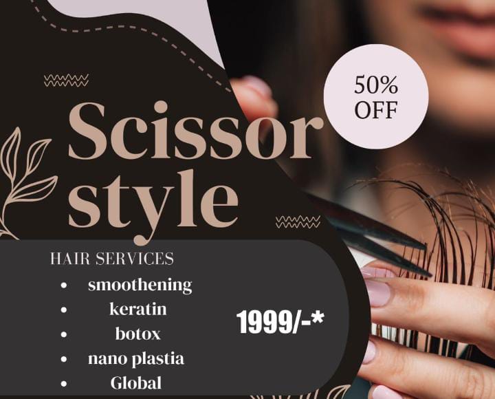 Hair Treatment Services @1999/- at scissors style unisex salon