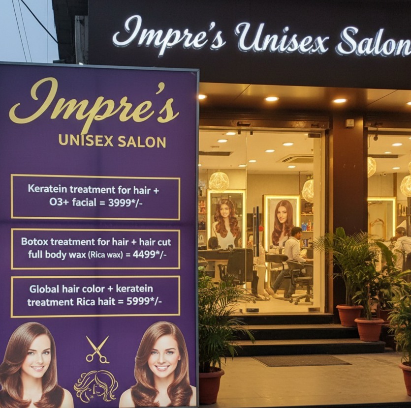 Keratein Treatment + O3 Facial @3999/- at Impre's Unisex Salon
