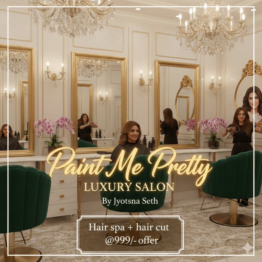 Hair Spa & Hair Cut @999/- at Paint Me Pretty Luxury Salon - Gurugram, DLF Phase 1