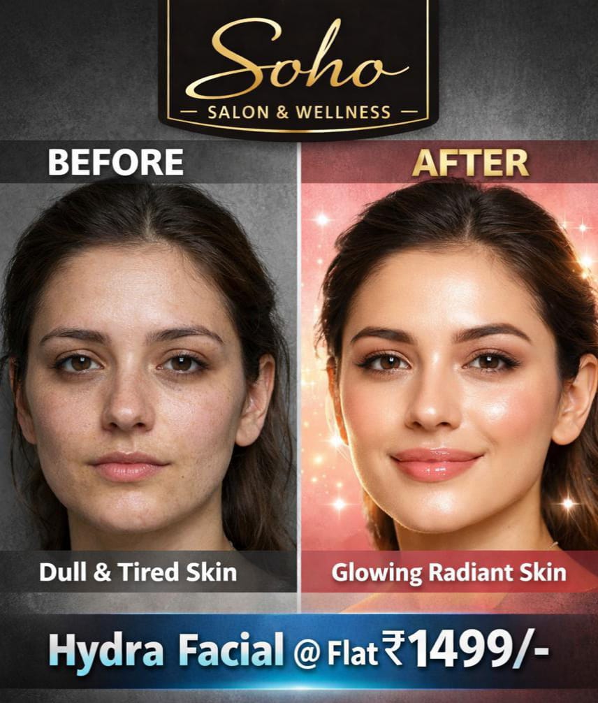 Hydra Facial flat - ₹ 1499/- at Soho Salon & Wellness - Palam Vihar, Gurugram