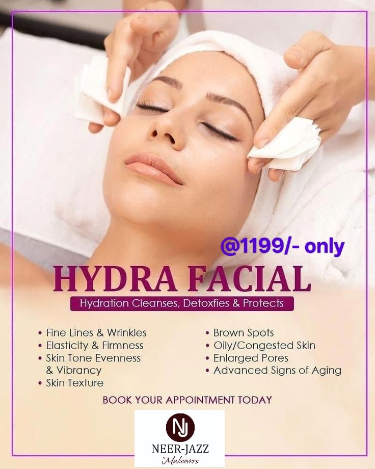 Hydra Facial Offer - ₹ 1199/- at Neer-Jazz Salon Sector 56 Gurugram
