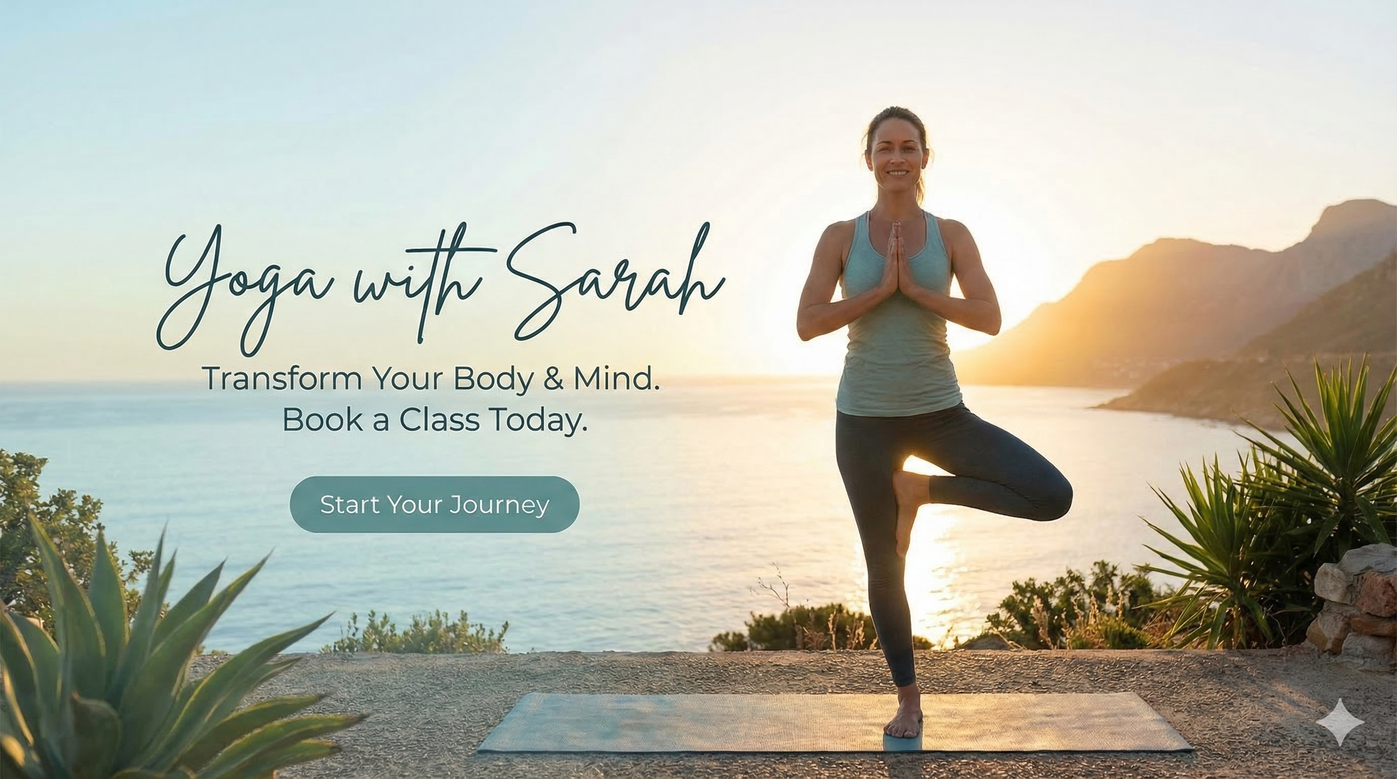 Business Landing Page (Yoga Tutor)