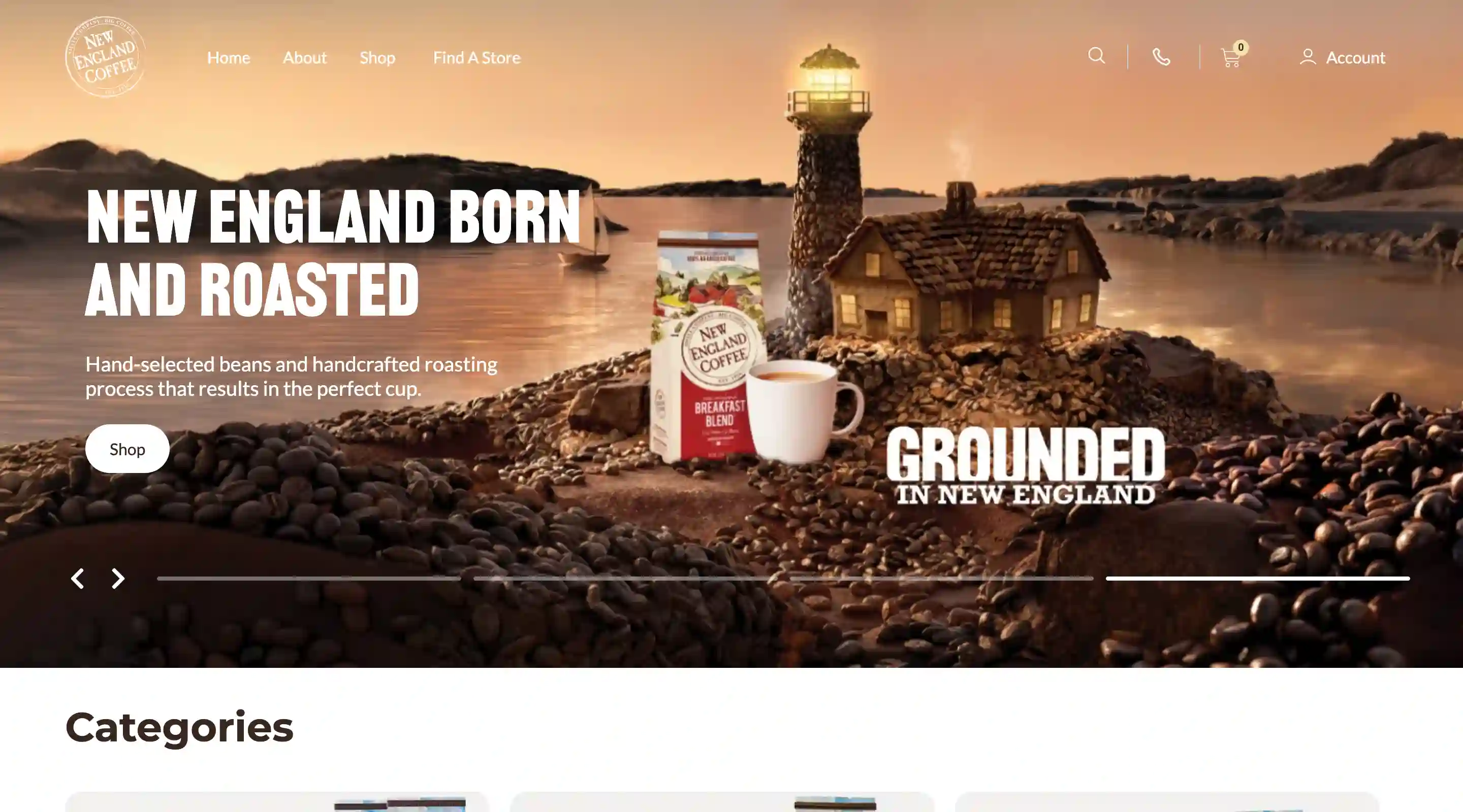 New England Coffee screenshot