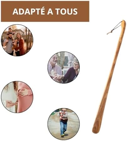 Vue 3 de Chausse Pied Long Bois