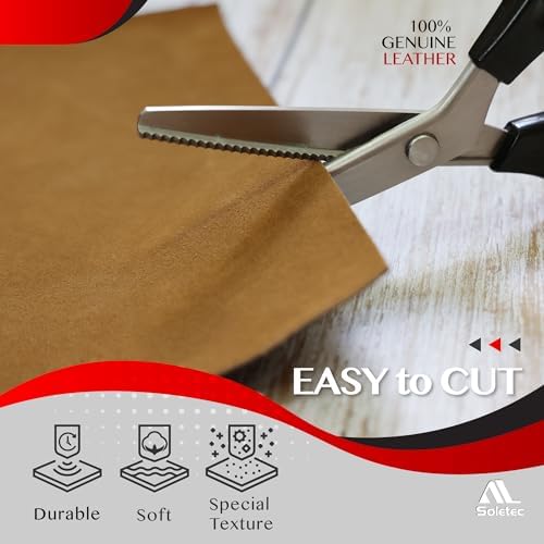 Vue 4 de Soletec Cuir Suede Carre