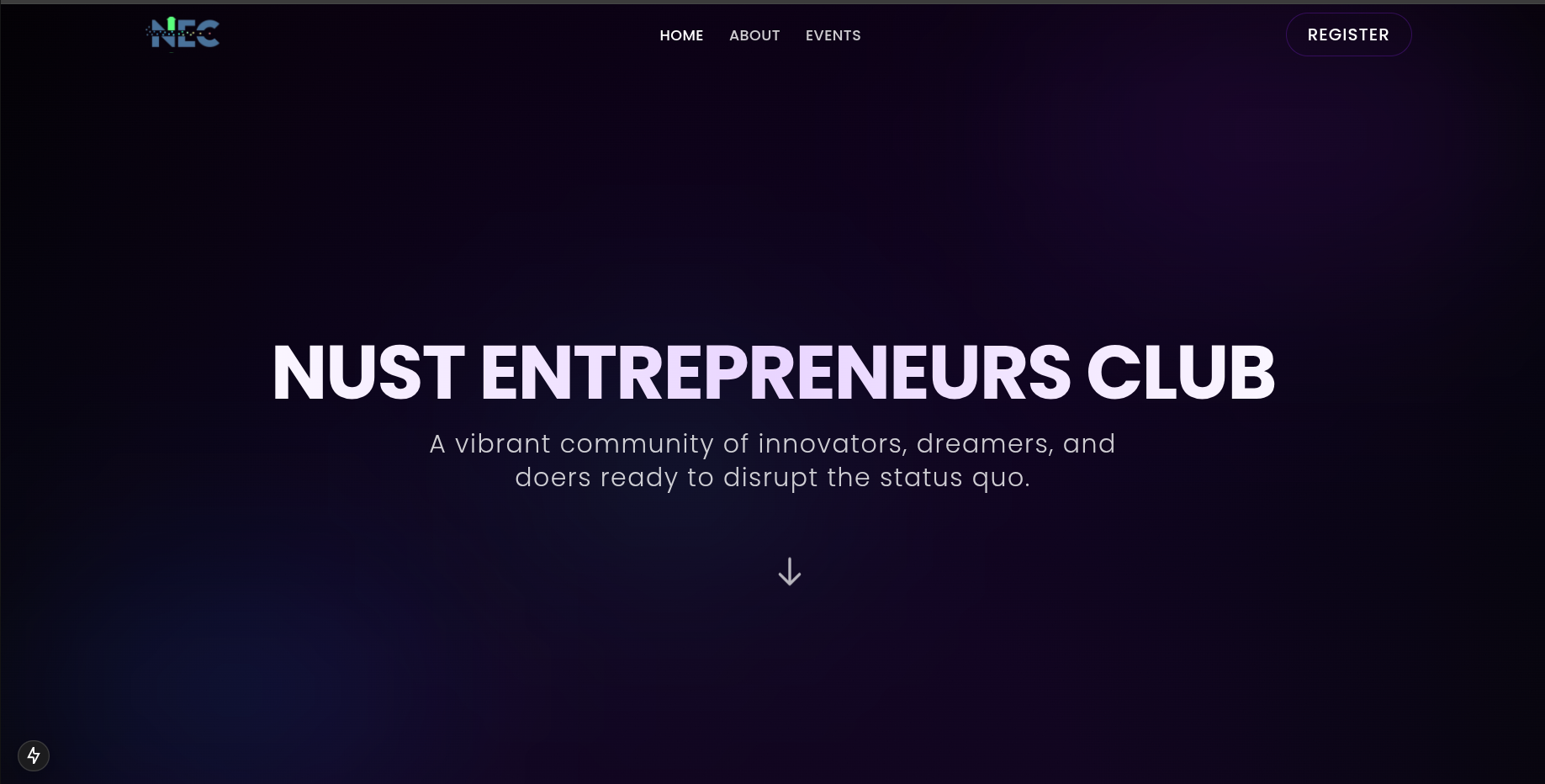 NUST Entrepreneurs Club Web Platform screenshot