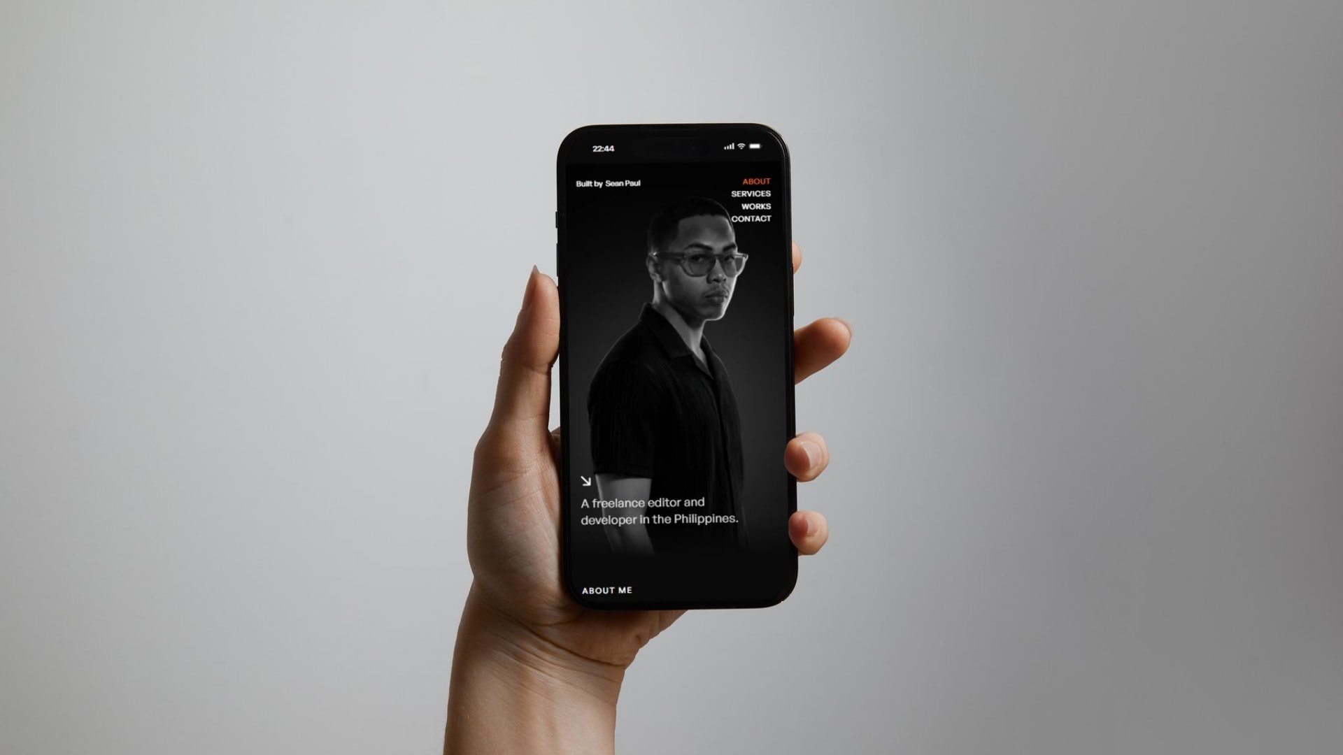 Personal Portfolio Mobile Preview