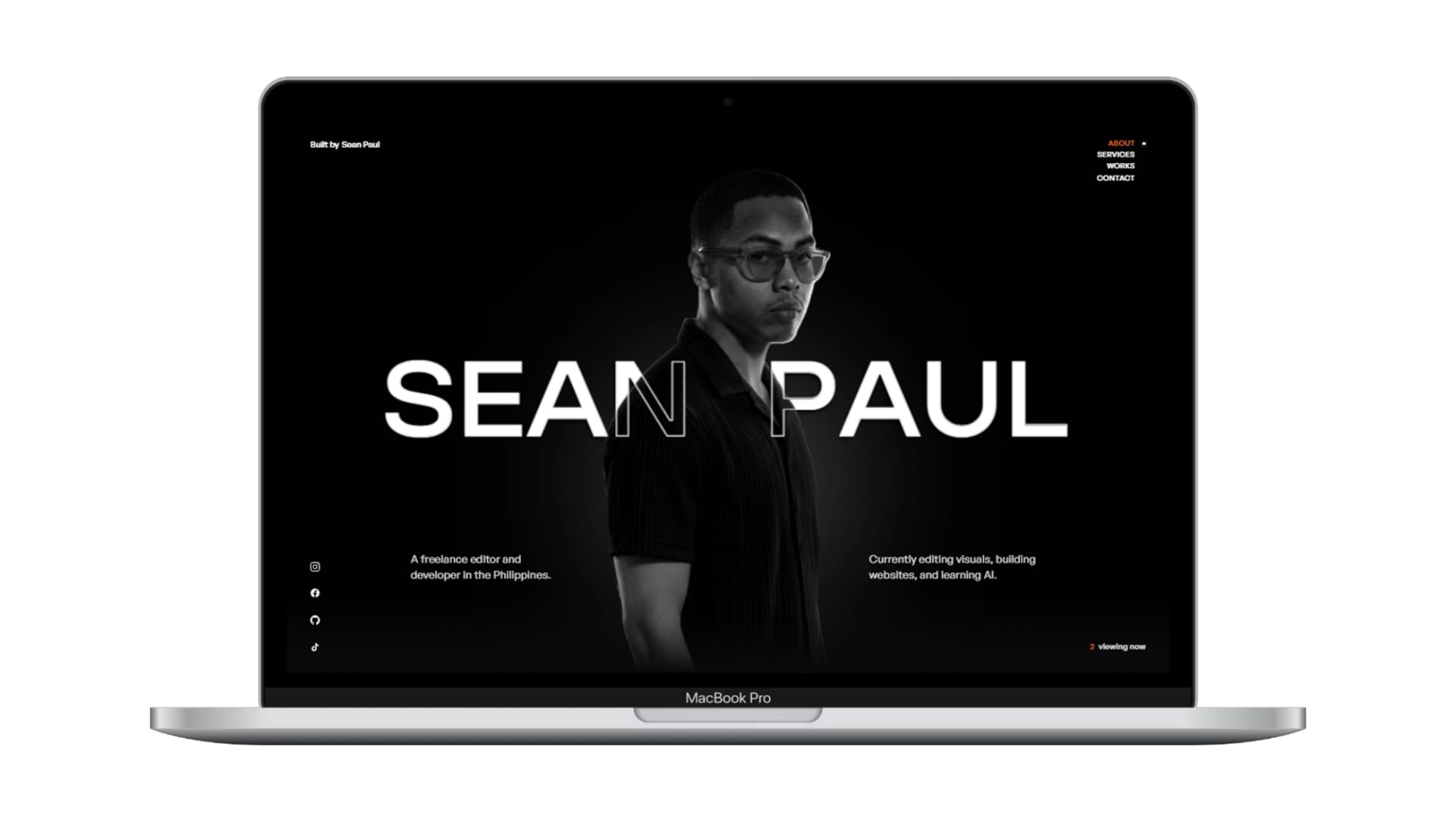Personal Portfolio Stacks Preview