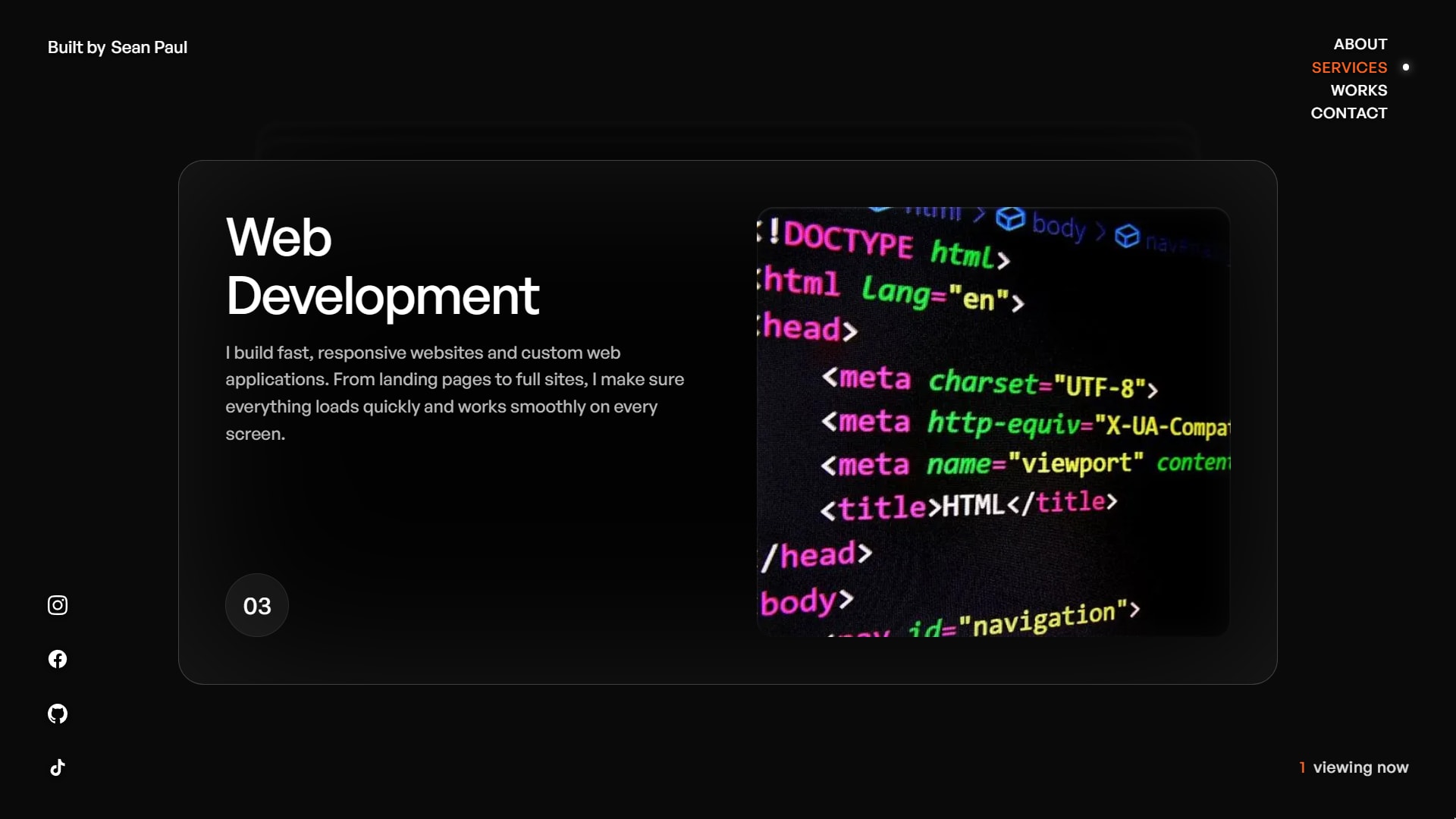 Personal Portfolio Works Preview