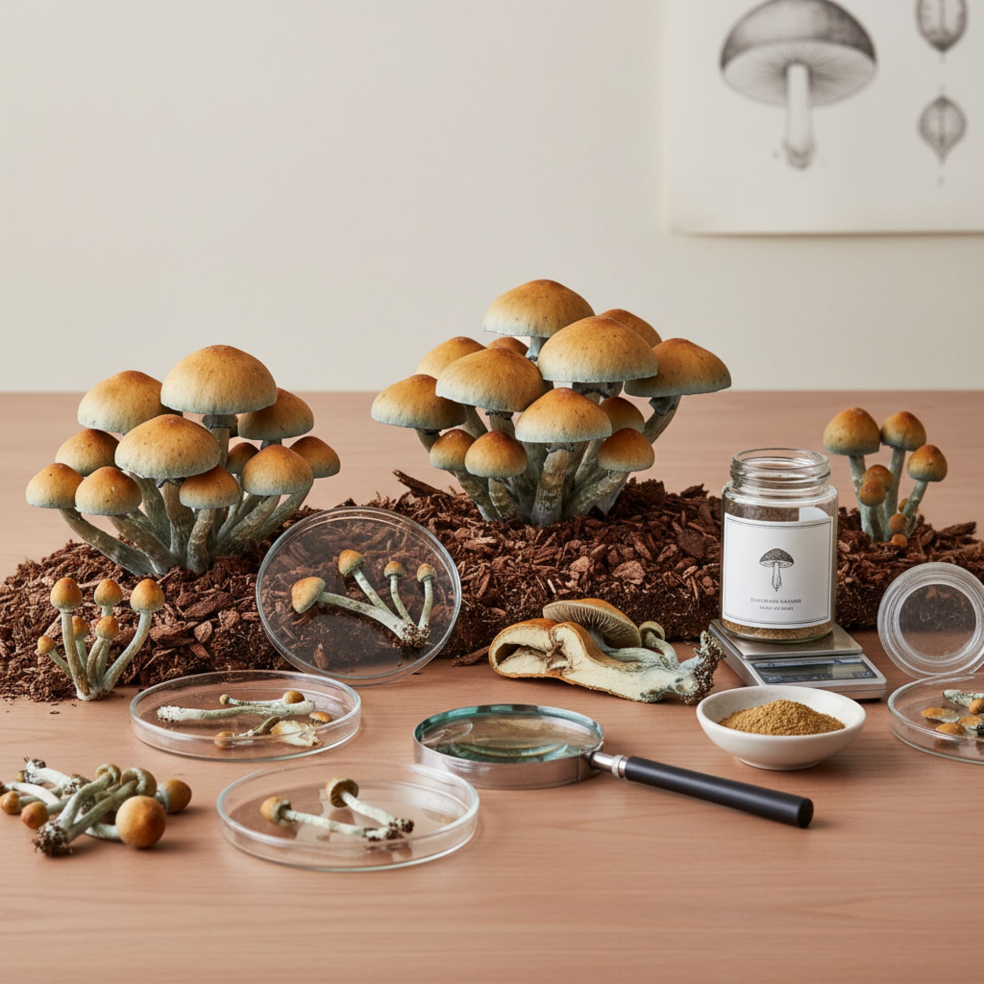 Why Psilocybin Mushrooms Grow in Clusters