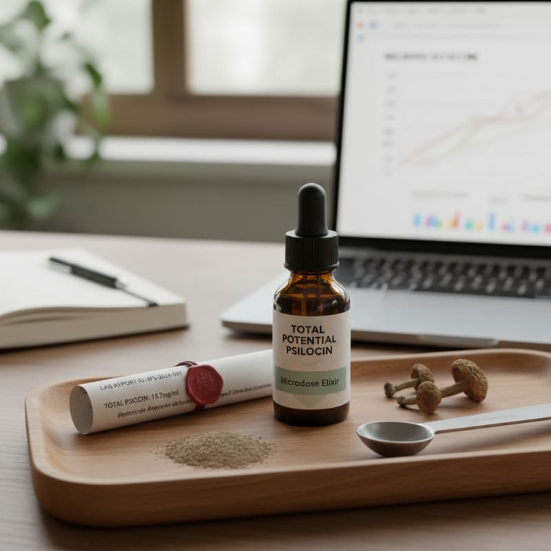 total potential psilocin meaning illustration 2