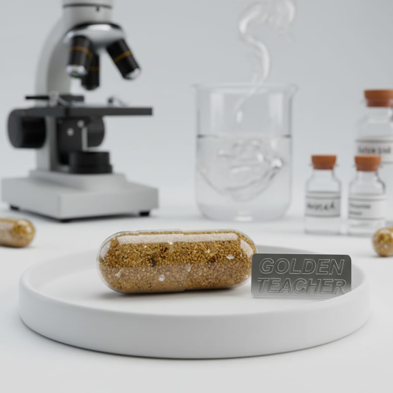 Golden Teacher capsules illustration 3