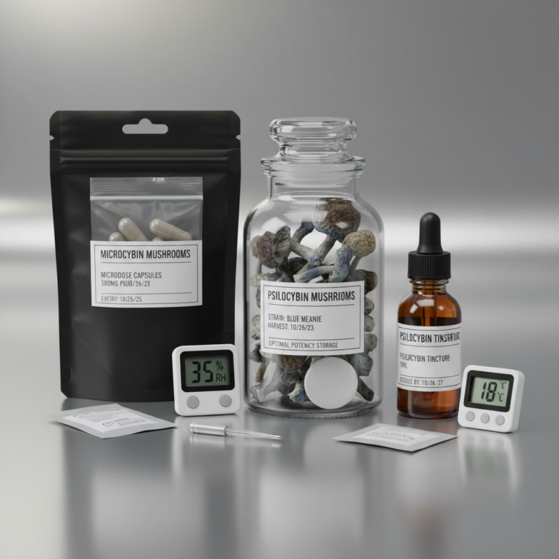 mushroom storage potency illustration 1