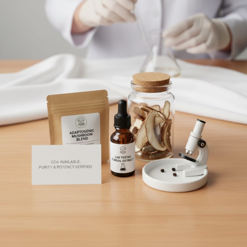 lab tested mushroom products illustration 2