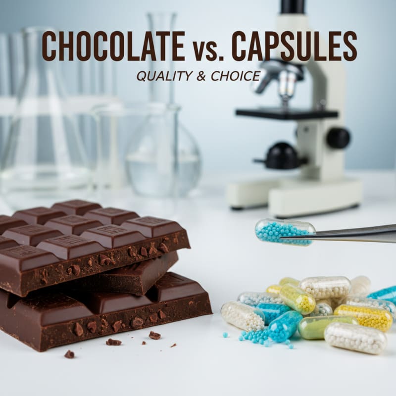 chocolate vs capsules illustration 3