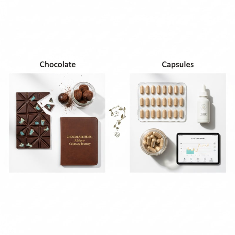 chocolate vs capsules illustration 4