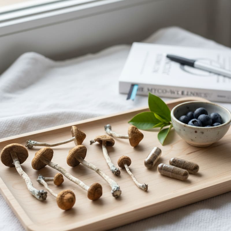 psilocybin mushrooms illustration 2