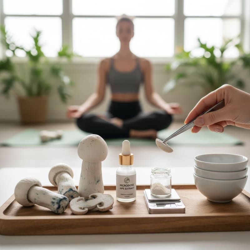 albino penis envy mushrooms illustration 2