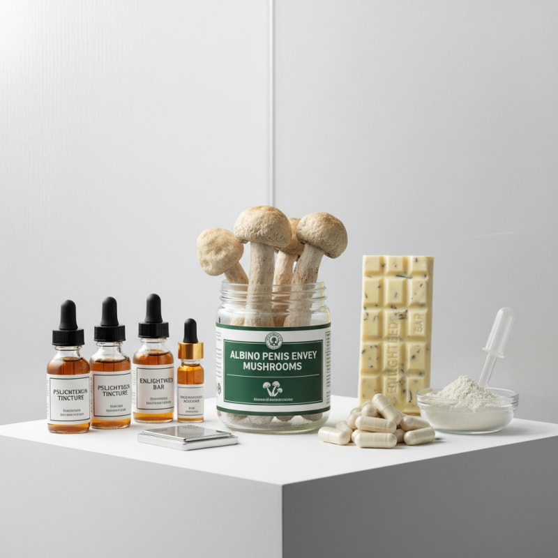 albino penis envy mushrooms illustration 4