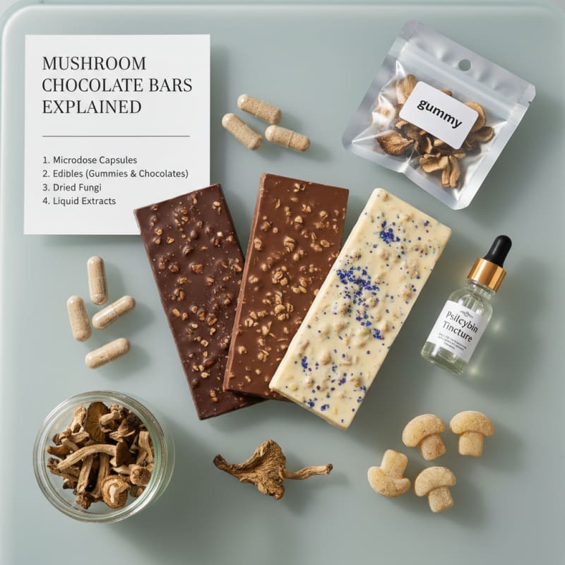 mushroom chocolate illustration 4